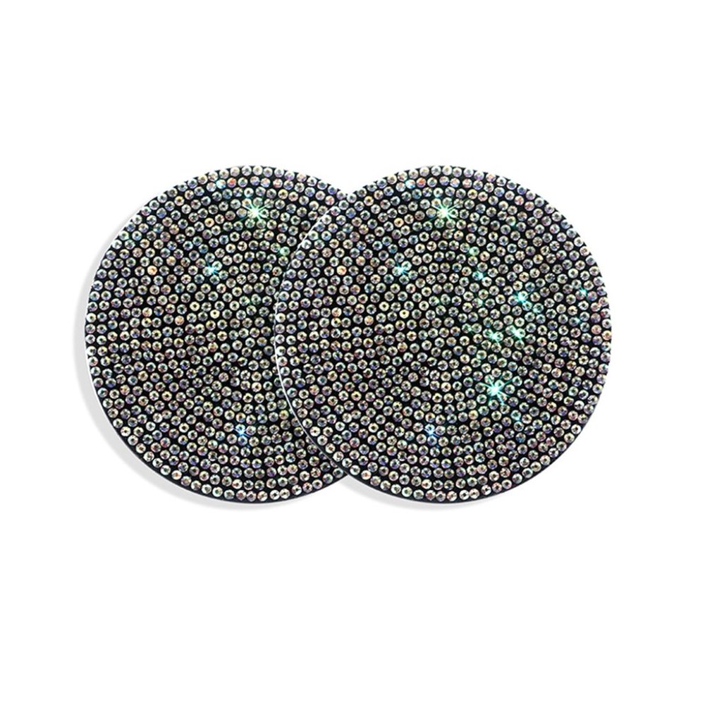 Rhinestone car coasters